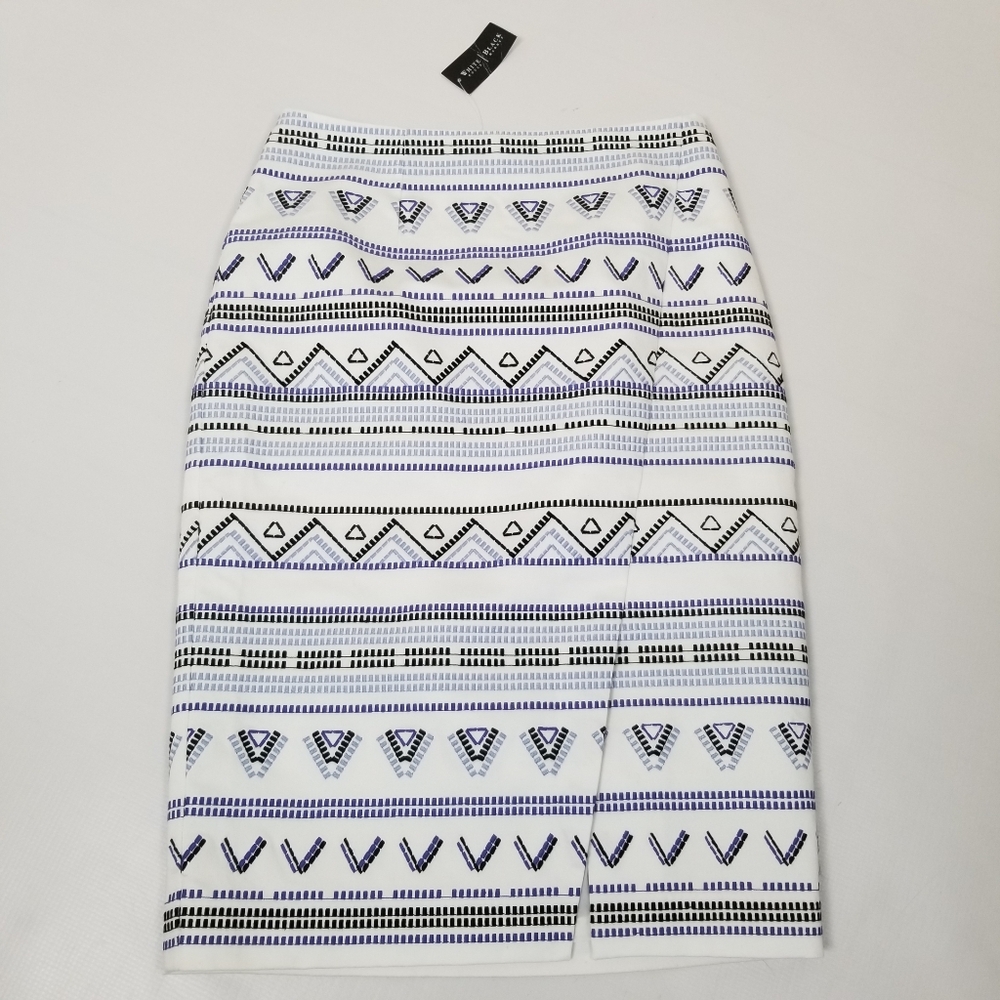 WHBM Embroidered Skirt Size 00 NWT